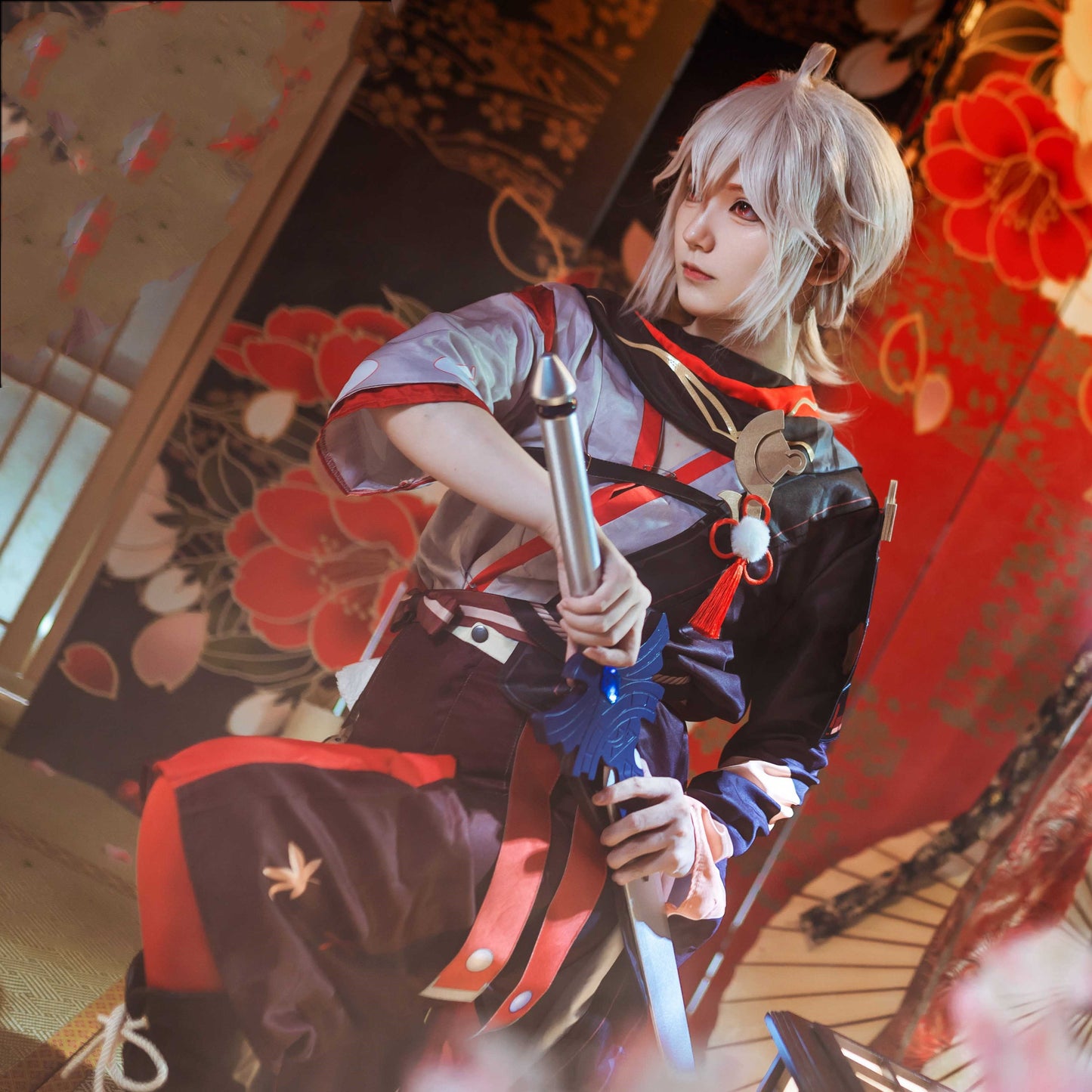 Anime Genshin Impact Cosplay Costume Set for Adults - Includes Clothing, Wigs & Accessories