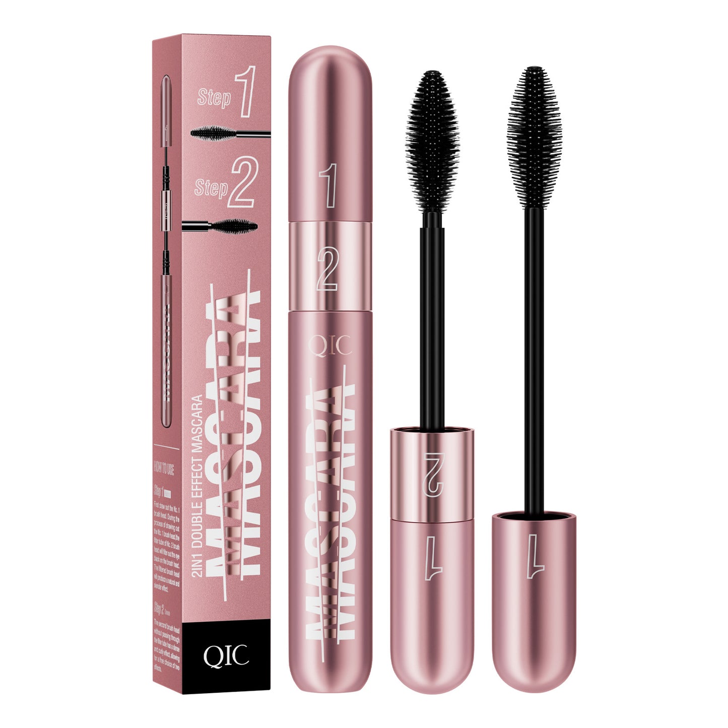 Waterproof Lengthening Curling Mascara - 9g Black Double Effect