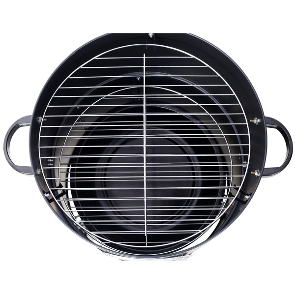 17 Inch Heavy Duty Charcoal Smoker Grill - Black