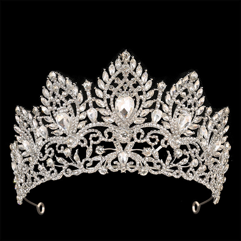 Crystal Crown Hair Accessory for Bridal and Wedding Hairstyles