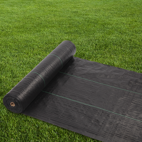 4x100ft Black Weed Barrier Fabric Polypropylene Garden Cloth Waterproof