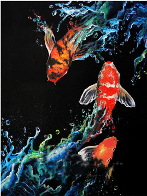 Water Animal Diamond Painting Kit Frog Square Full Cover Craft Set