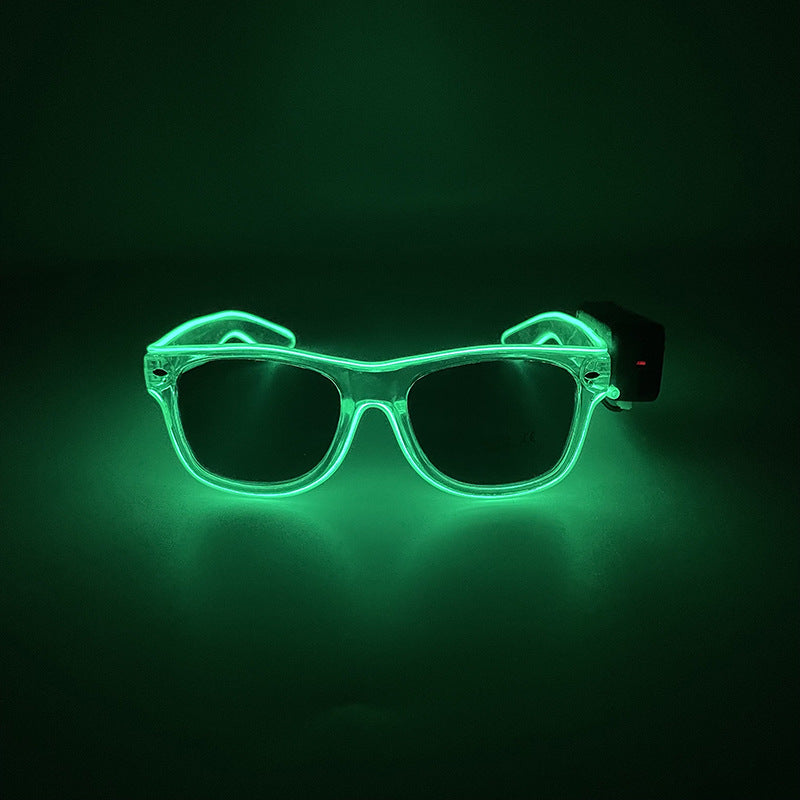 LED Goggles Nightclub Dance Party Props - Colorful Light-up Costume Accessories