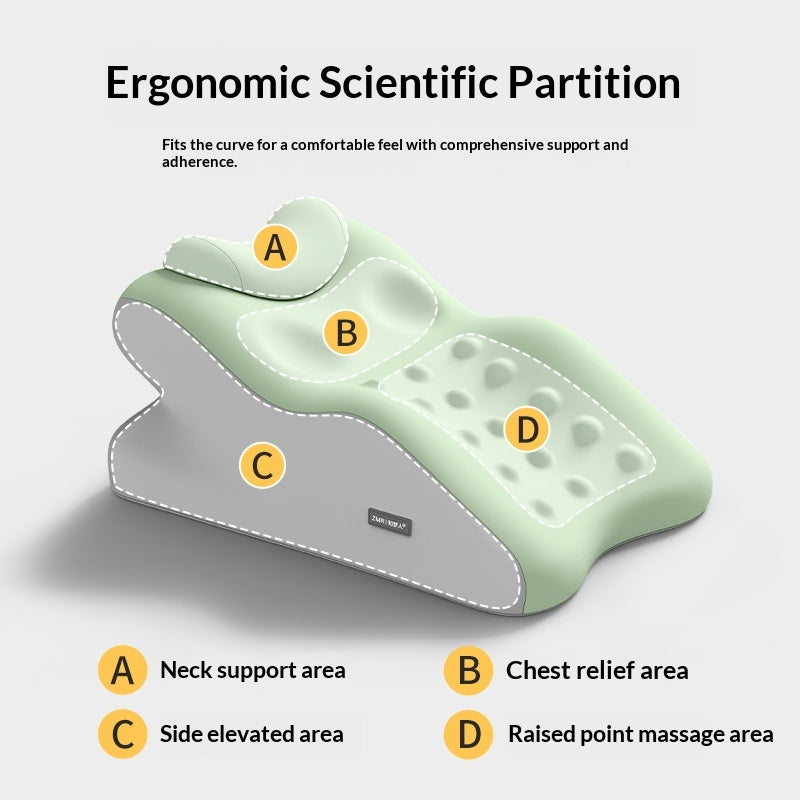 Multi-Functional Prone Sleeping Pillow for Belly Sleep - Memory Foam Bed Pillow