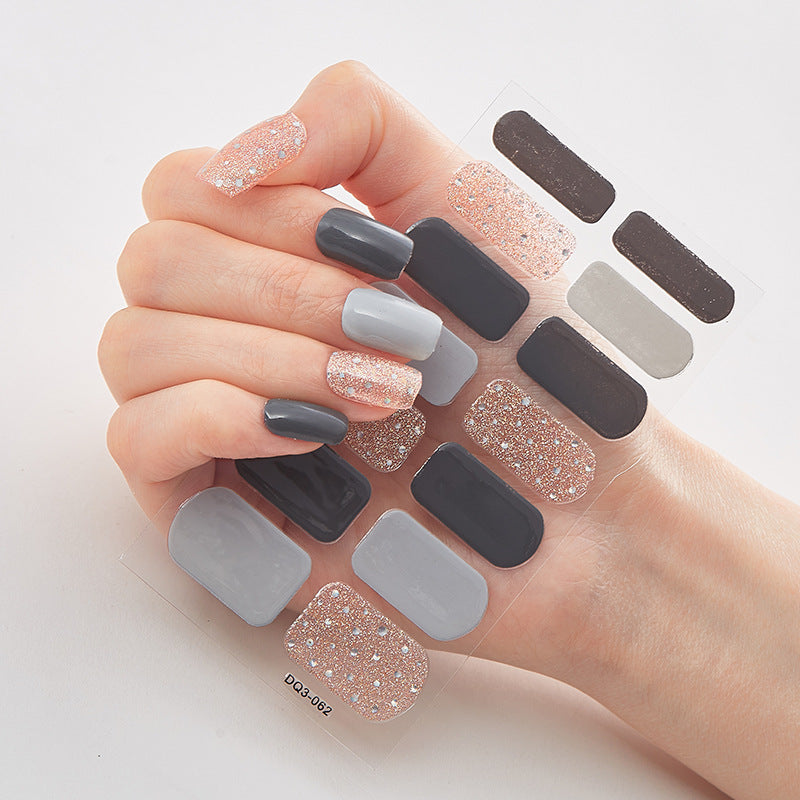 Laser Nail Polish Film Stickers Butterfly Pattern Nail Art Decals