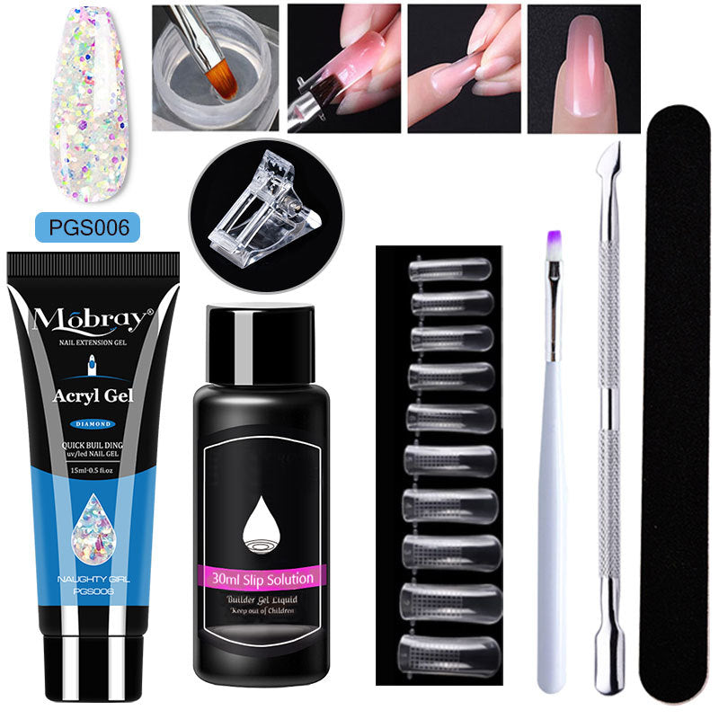 Nail Art Resin Extender Kit - 12 Colors