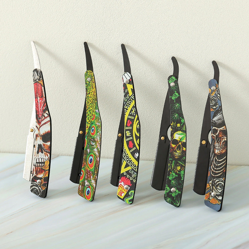 Manual Shaver for Skin Care - Clown Skull Design, Multiple Variants