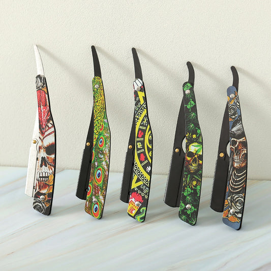 Manual Shaver for Skin Care - Clown Skull Design, Multiple Variants