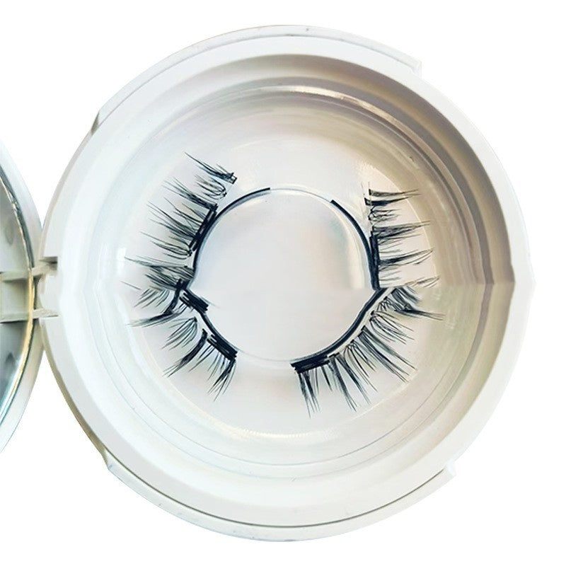 Magnetic False Eyelashes with Clips - Thick Slender Eyelash Set for Makeup