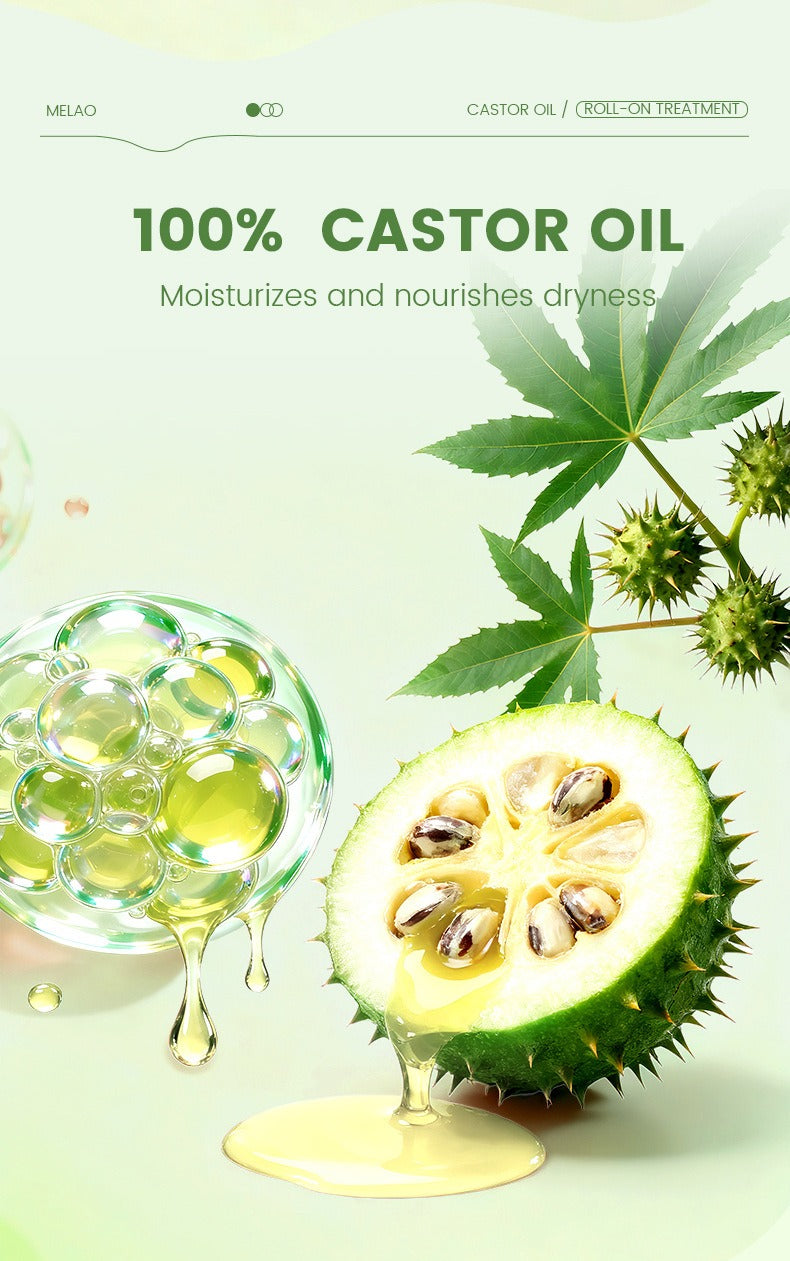 Castor Oil Roll-On Hair Growth Serum - 10ml