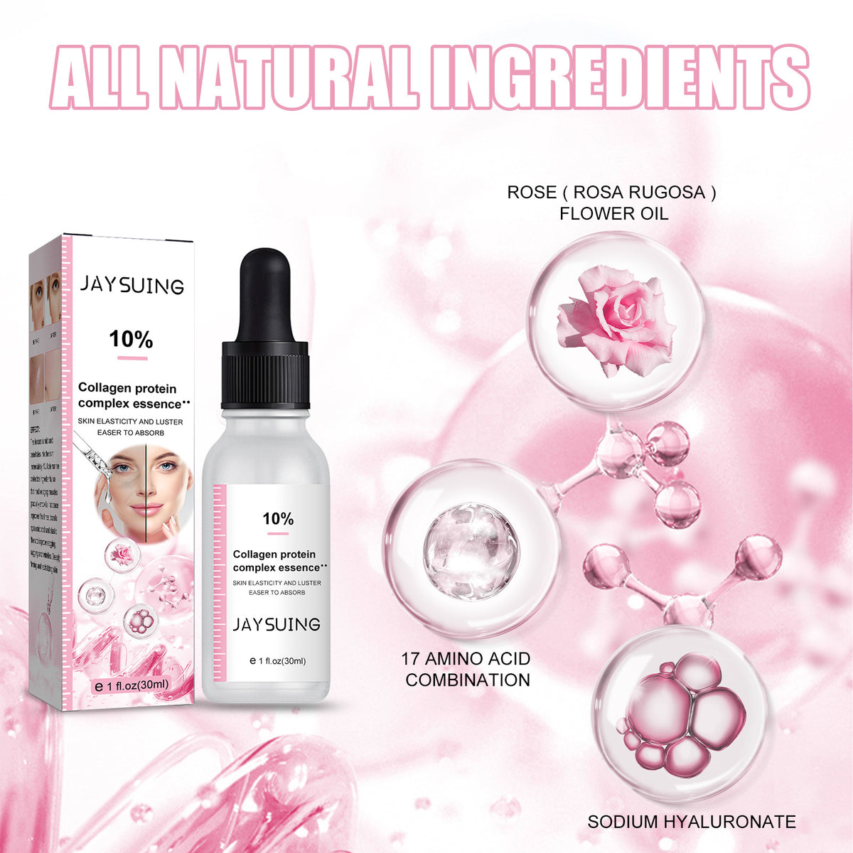 Collagen Light Facial Serum - Anti-Wrinkle & Skin Firming - 30ml