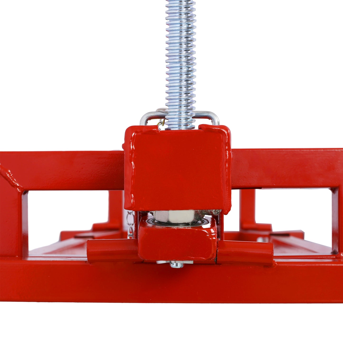 Heavy Duty Lawn Mower Lift Jack - 880 Lbs Capacity, Red