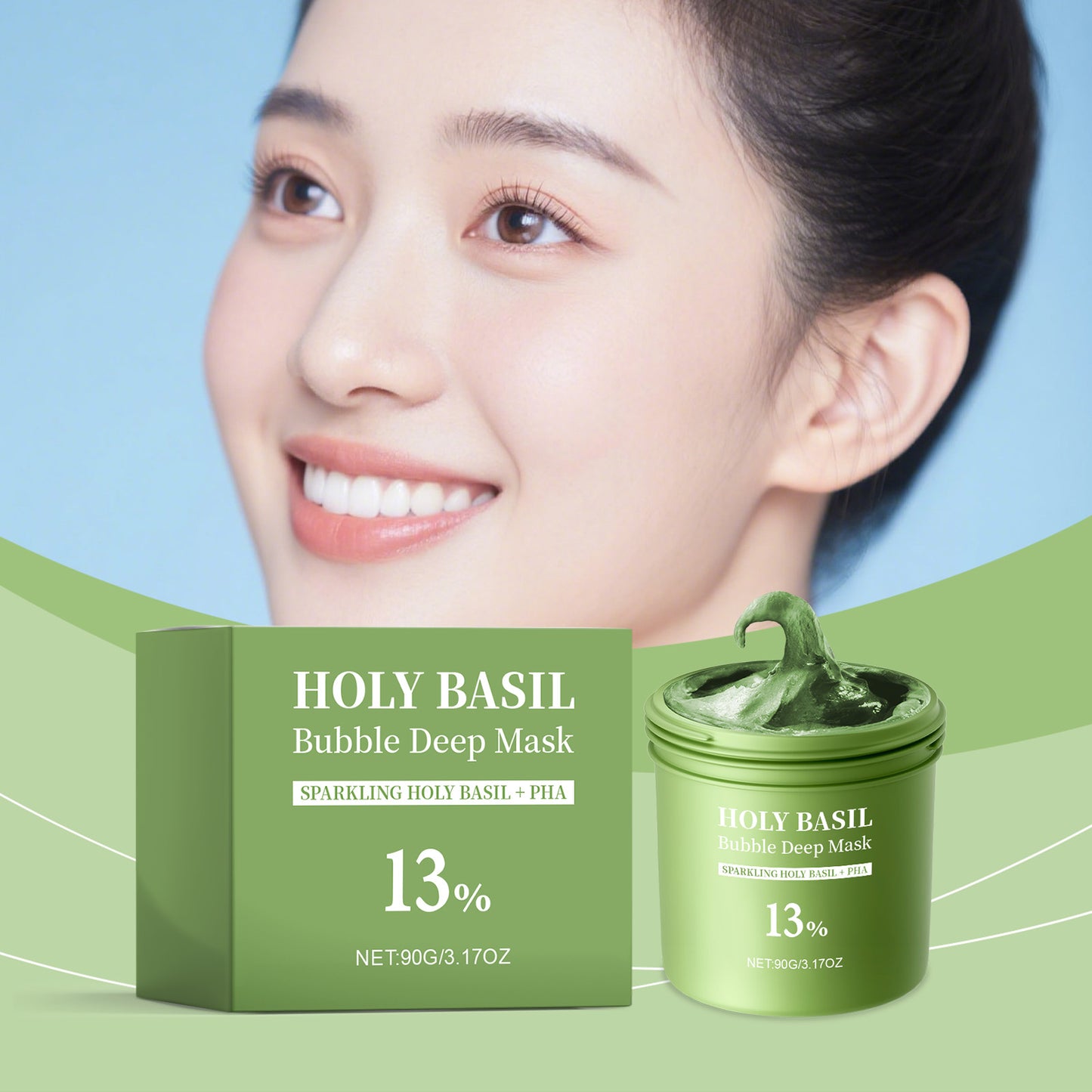 Deep Cleansing Bubble Mask 90g - Facial Skin Care Treatment for Clear Skin