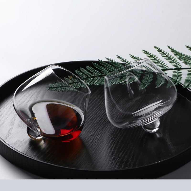 Creative Spinning Whiskey Tumbler Shake Glass - 401ml, Multiple Quantities