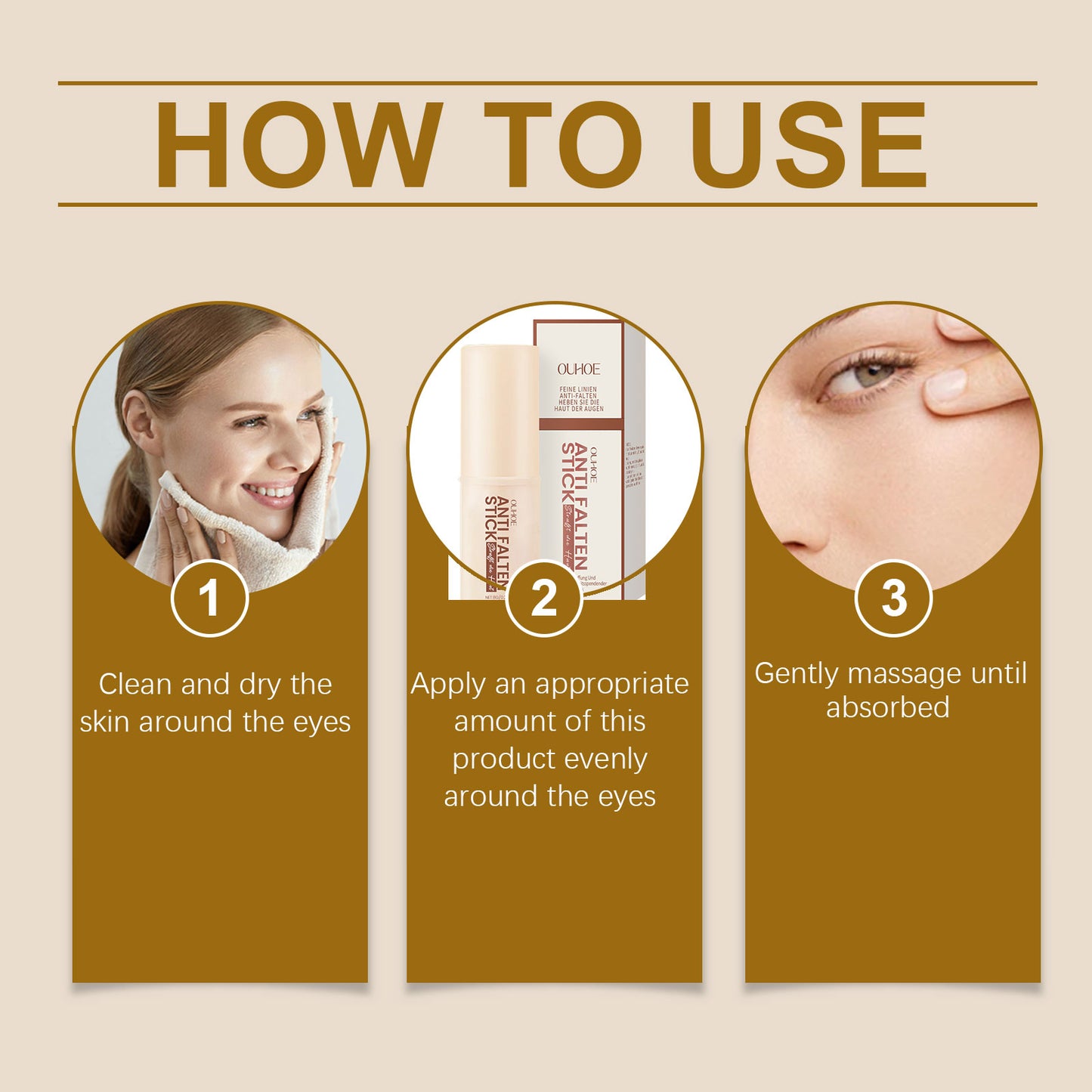 Firming Eye Care Stick - Hydrating & Smoothing Collagen Treatment