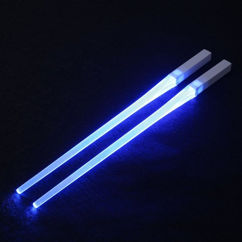 LED Light-Emitting Chopsticks Creative Lighted Flatware for Dinner