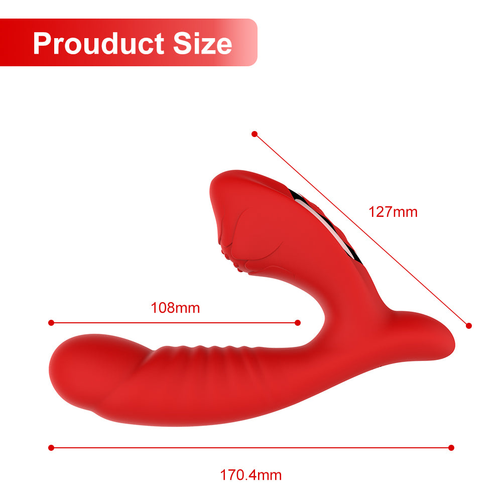 15-Mode Vibrating Dildo Vibrator for Female Pleasure