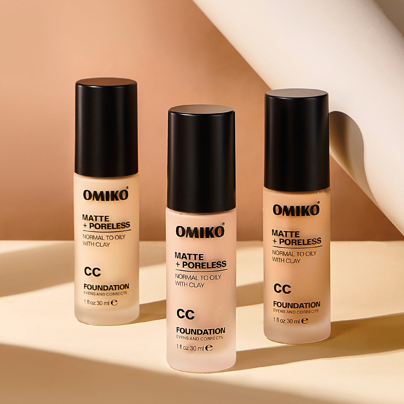 Moisturizing Liquid Foundation & Concealer Set - Long Lasting, Natural & Ivory White