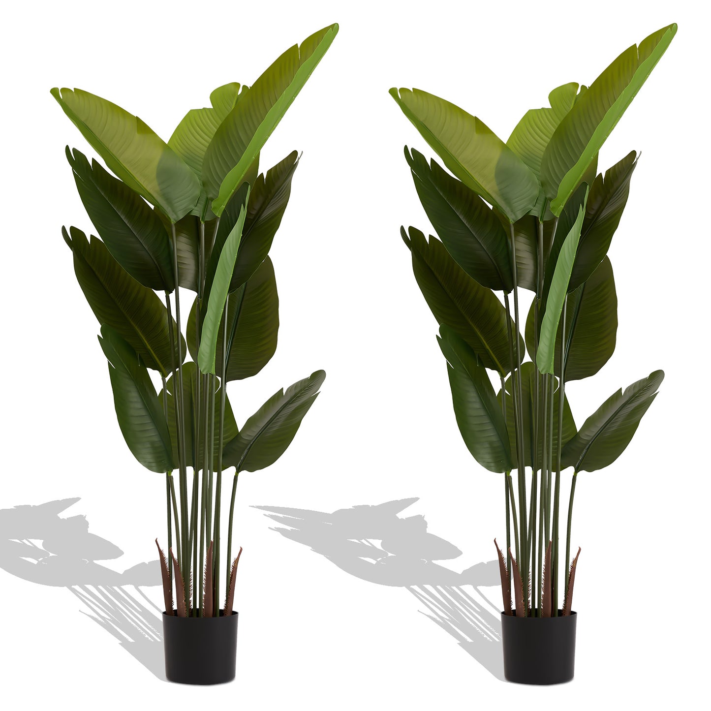 Artificial Bird of Paradise Plant - 5.2ft Faux Tropical Tree