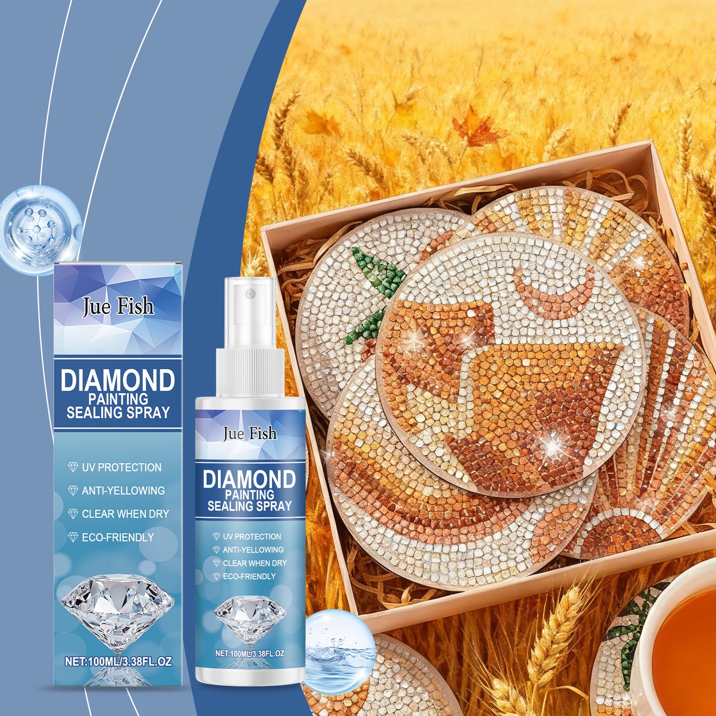 Diamond Painting Seal Spray - 100ml for Art & Craft Protection