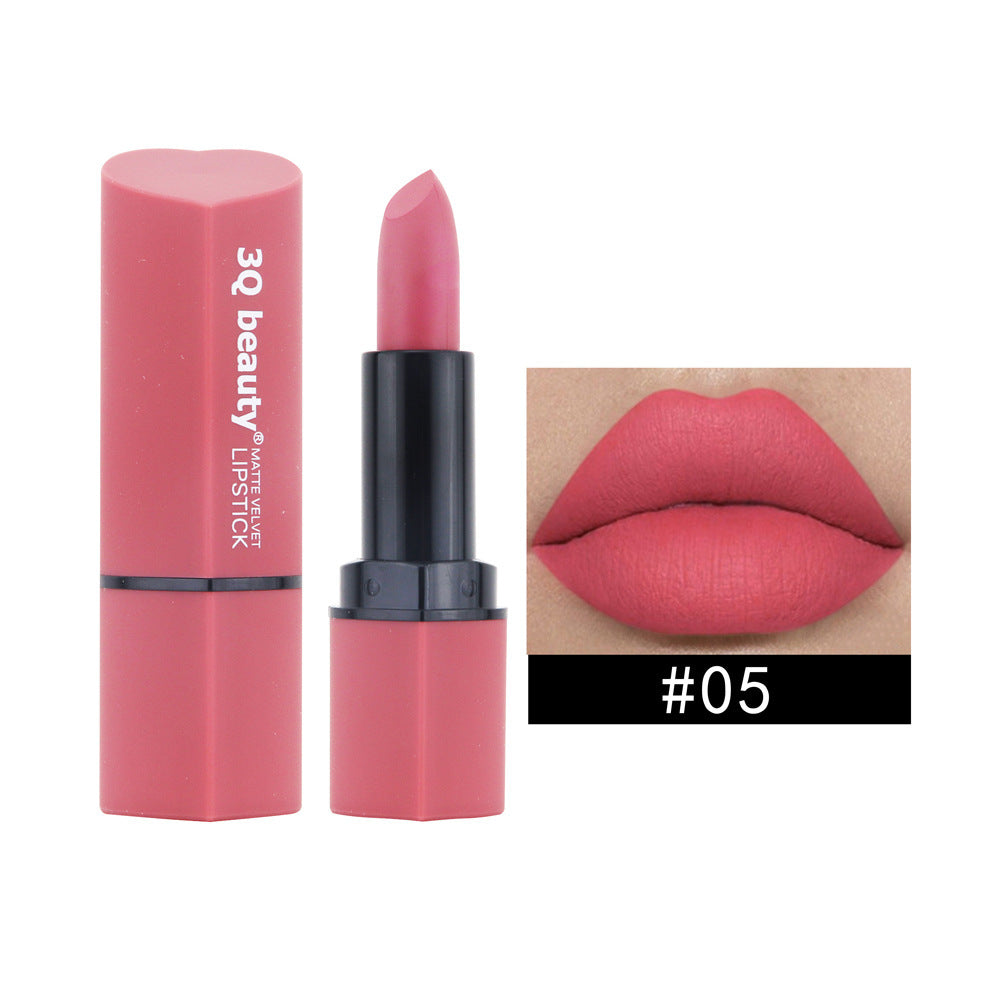 Multicolor Nude Lipstick - Moisturizing Long-Lasting Lip Makeup for Fashion Students