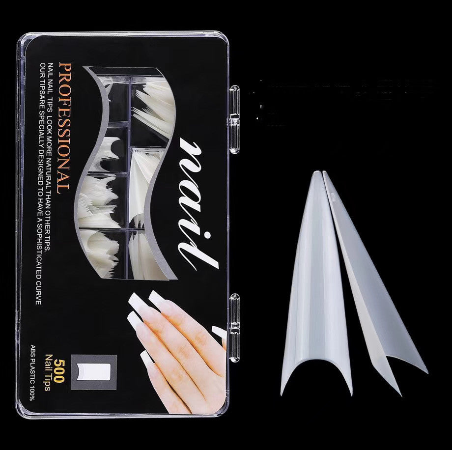 Nail Art Sheets - Long Pointed Fake Nails for Salon & DIY - 100 or 500 Pieces