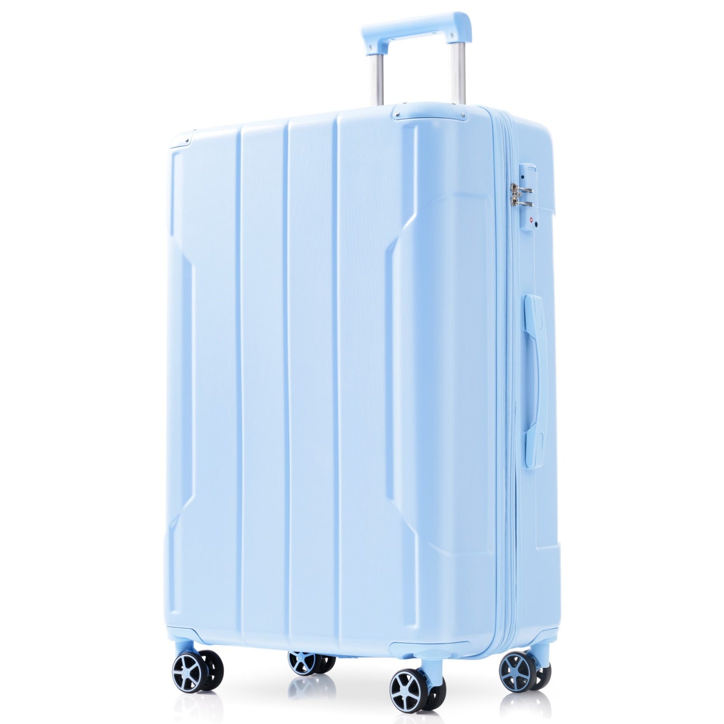 Lightweight 24-Inch Expandable Hardshell Luggage - Sky Blue