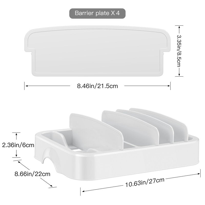 Food Container Lids Storage Organizer Box - Multiple Sizes