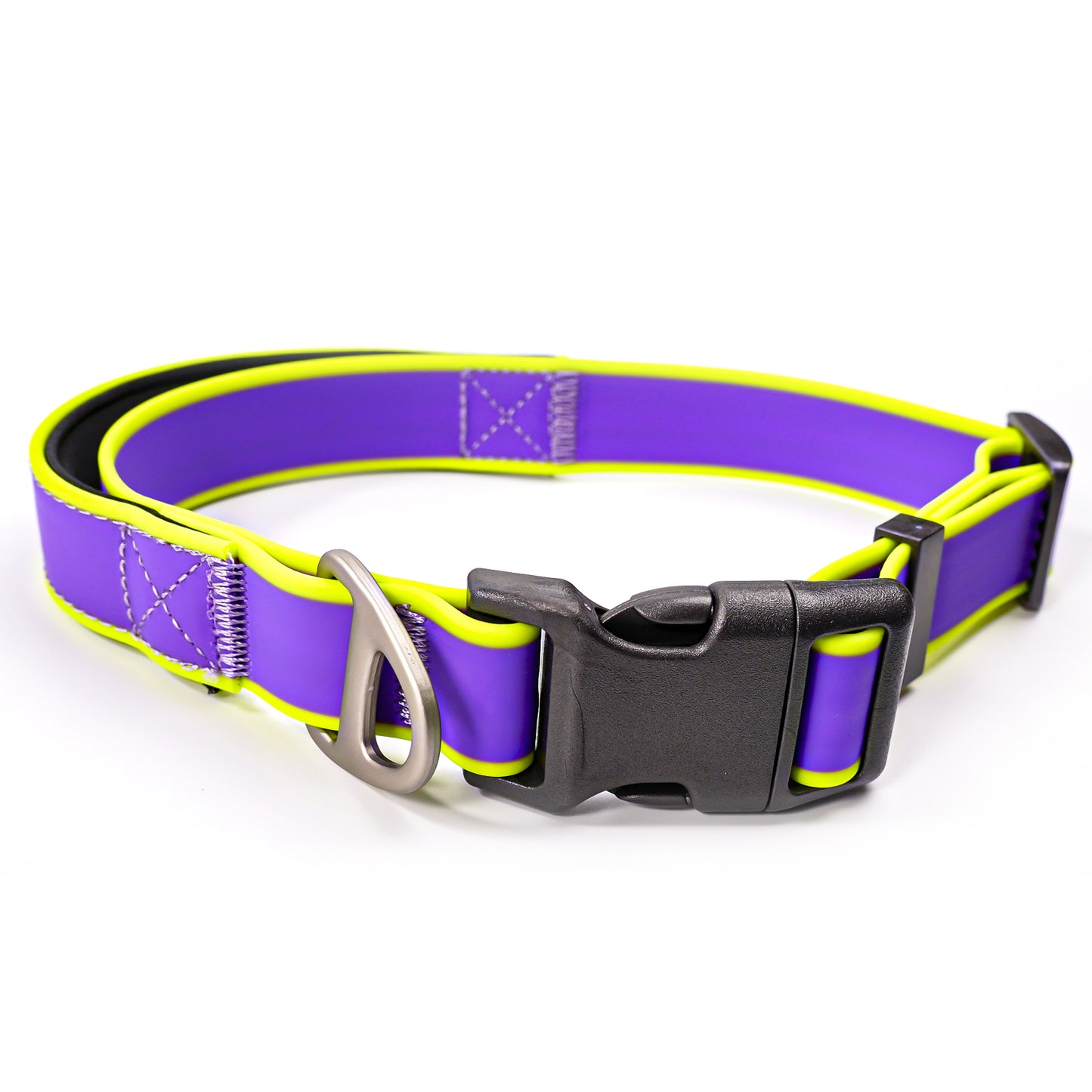 Dog Tactical Collar with Bright Colors Waterproof Wear-Resistant Adjustable Dog Leash