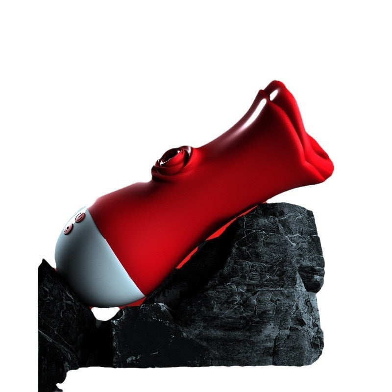 Men's Tongue Licking Vibration Exercise Device - Adult Male Penis Stimulator