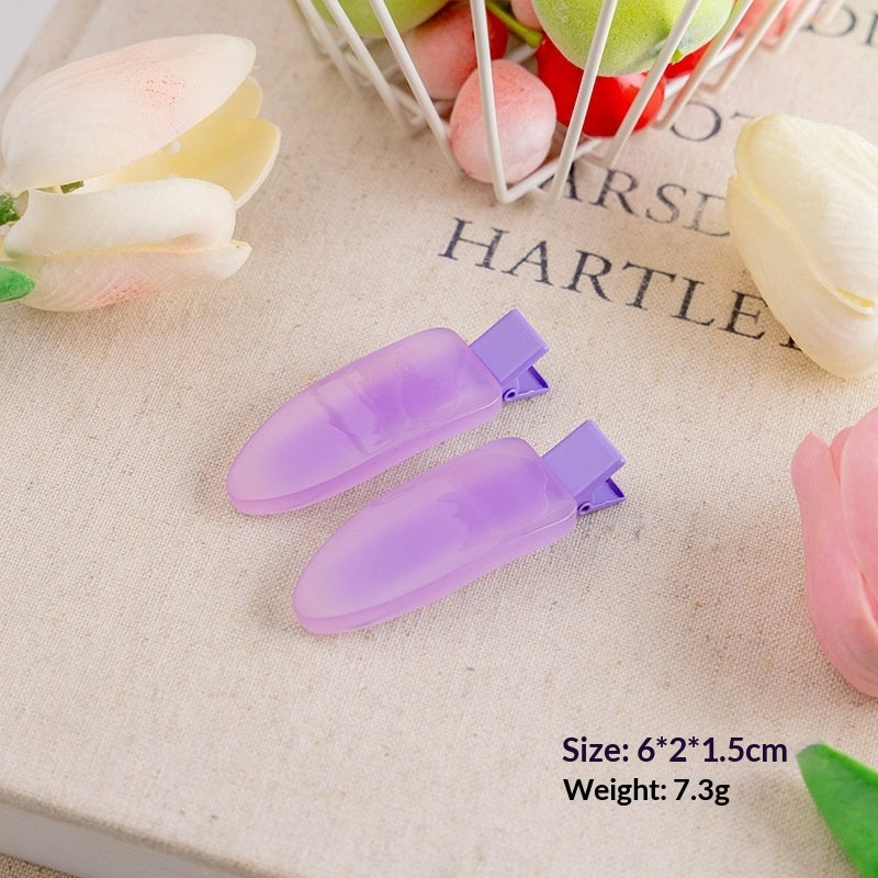 Colorful Ice Cream-Shaped Water Drop Hair Clip for Girls - Playful Hair Accessory
