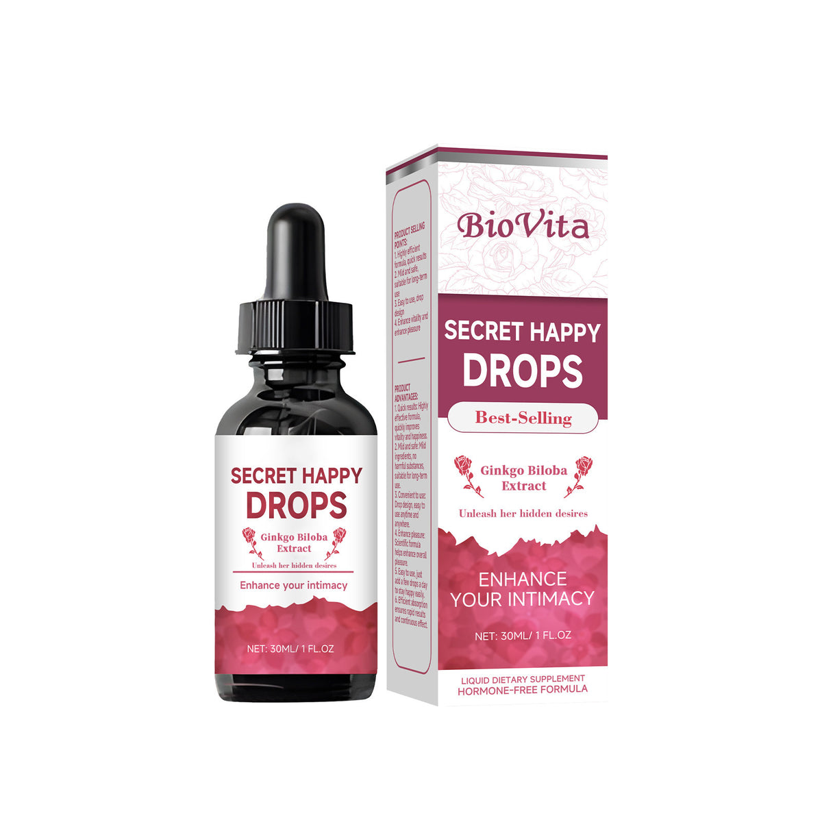 Men's Body Nutrition Drops 30ml - Men's Health & Wellness Supplement