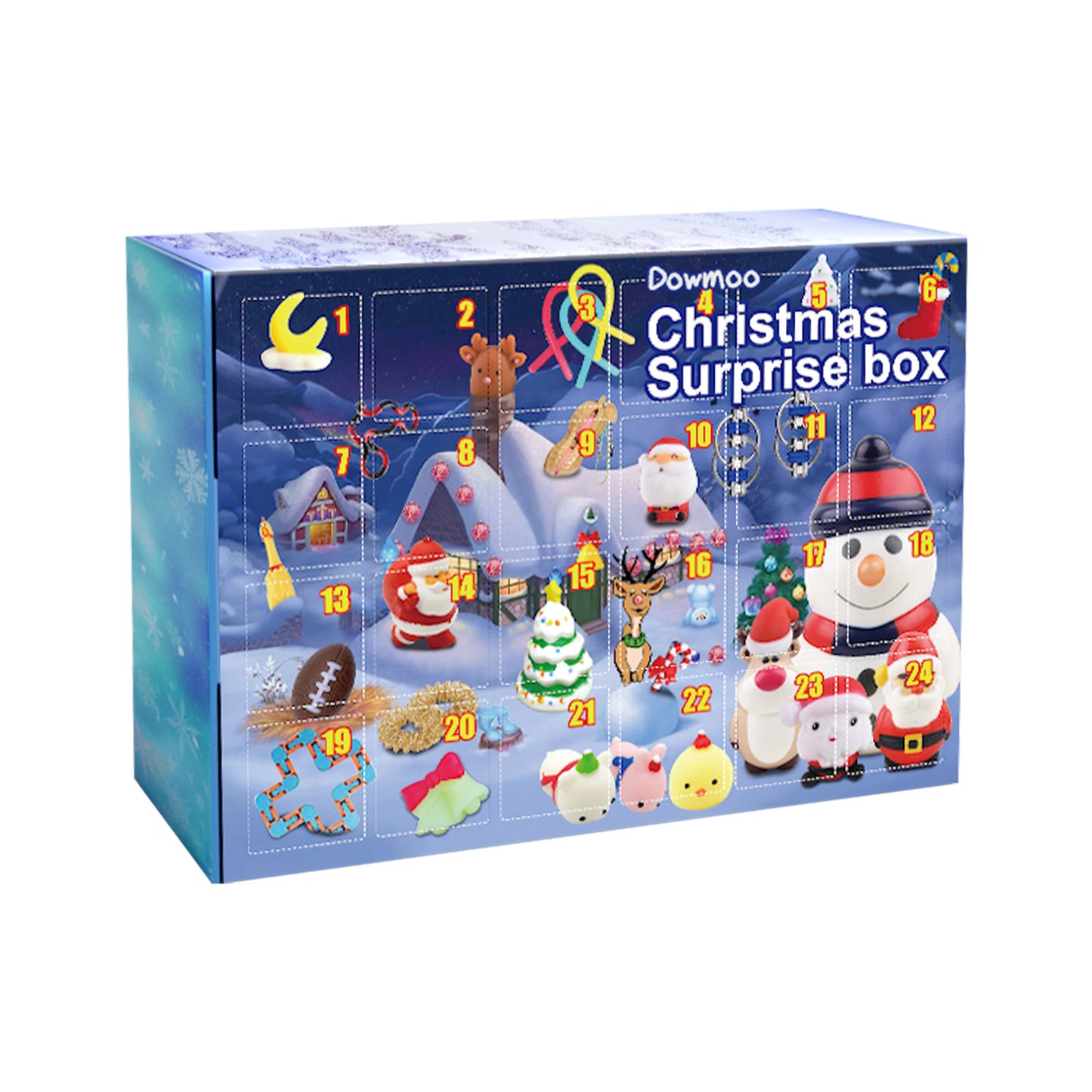 24-Day Advent Calendar Blind Box Atmospheric Toys Christmas Gift Set