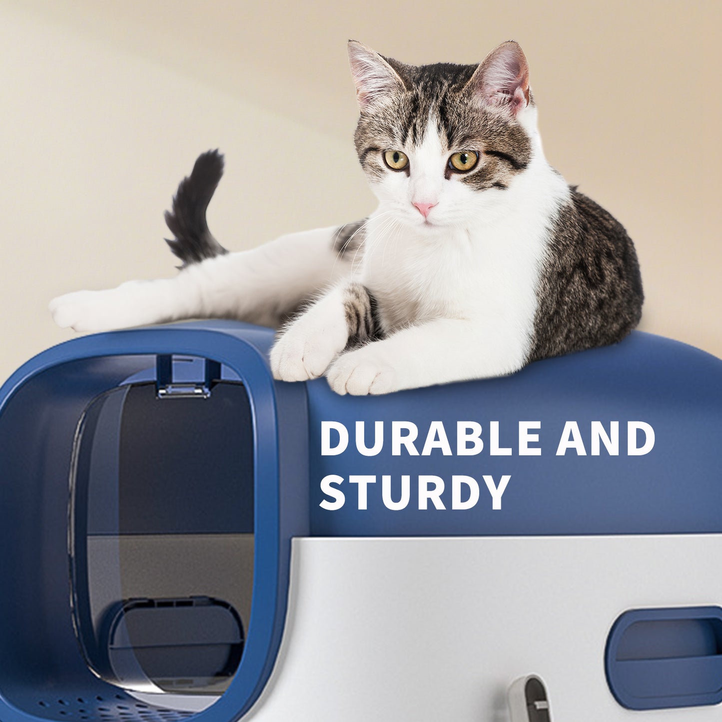 Self Pickup Cat Litter Box - E-Model Pet Furniture for Cats