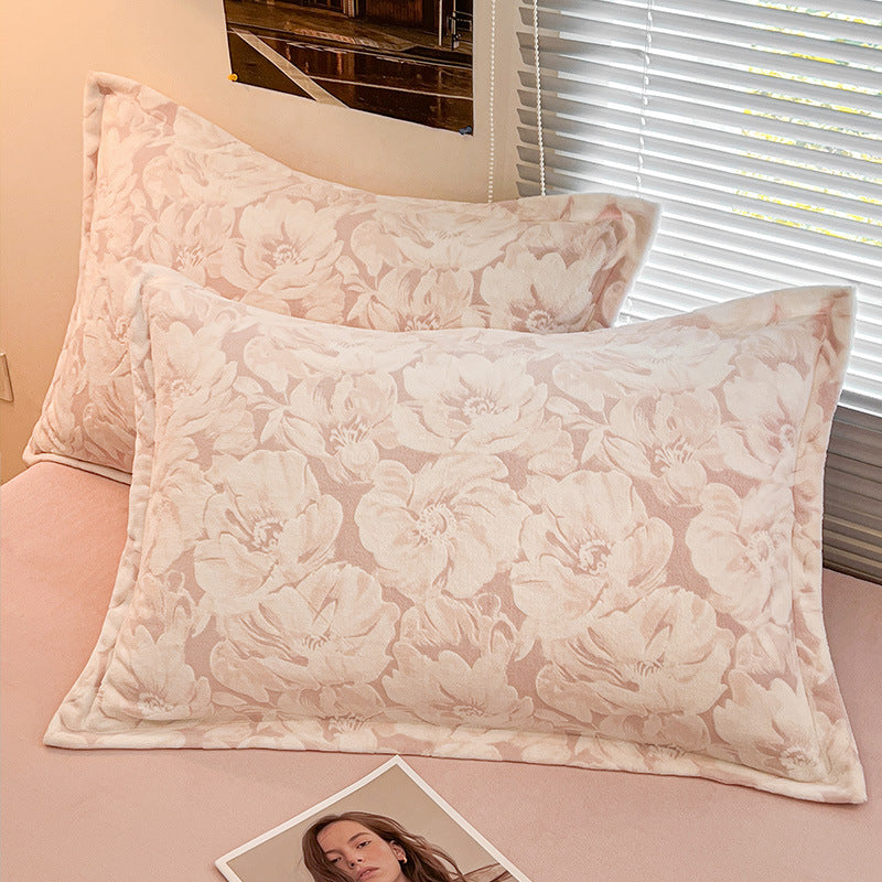 Extra-Thick Milk Velvet Pillowcases - Soft Home Textiles, 1 Pair