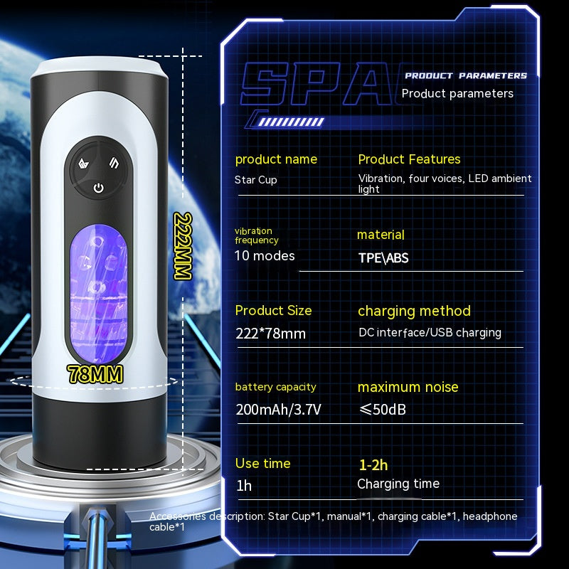 Smart Airplane Bottle with Vibration & Pronunciation - White