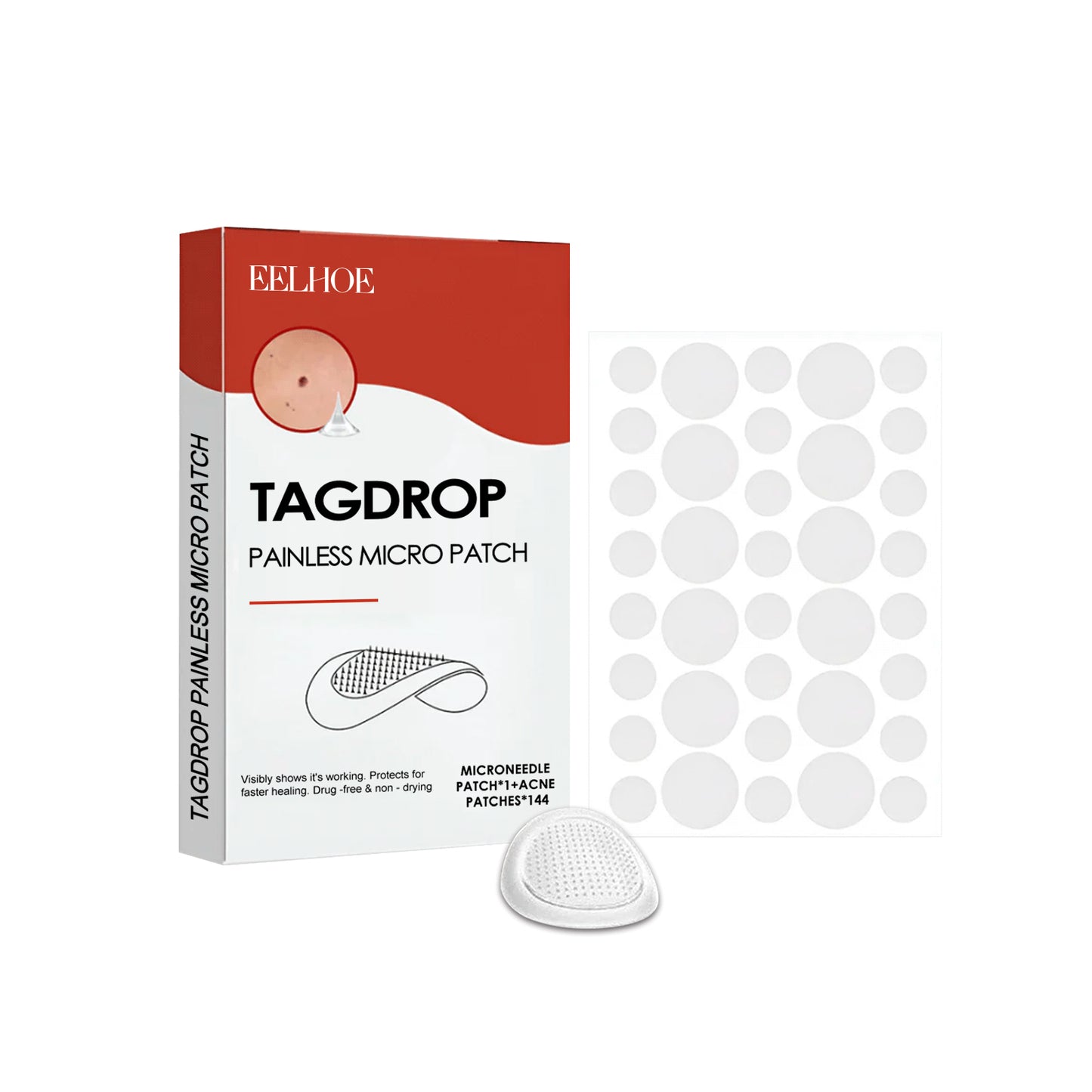 Micro Needle Wart Patch for Skin Care - Wart Remover Treatment