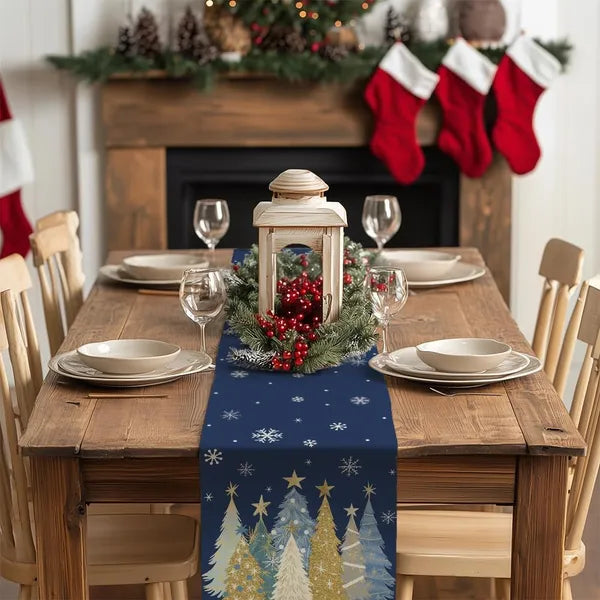 Christmas Table Runner 13x72 Inch - Festive Holiday Decor