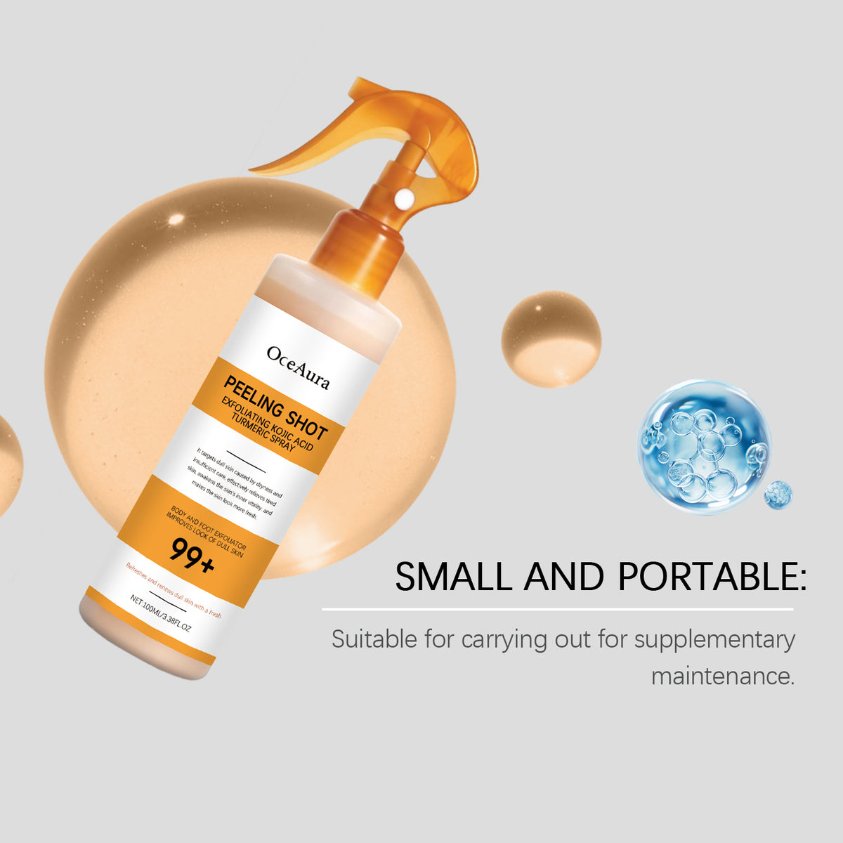 Kojic Acid Turmeric Exfoliating Body Spray 100ML