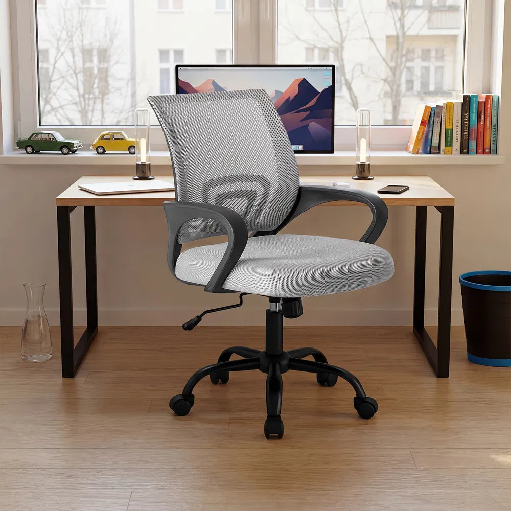 Ergonomic Office Gaming Chair with Lumbar Support - Adjustable Height