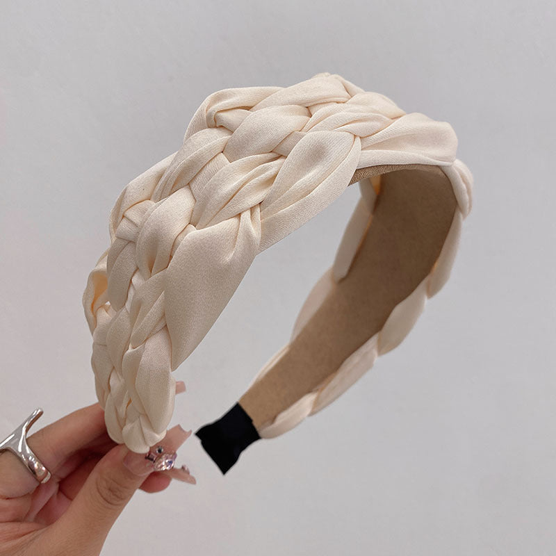 Wide Brimmed Braided Headband