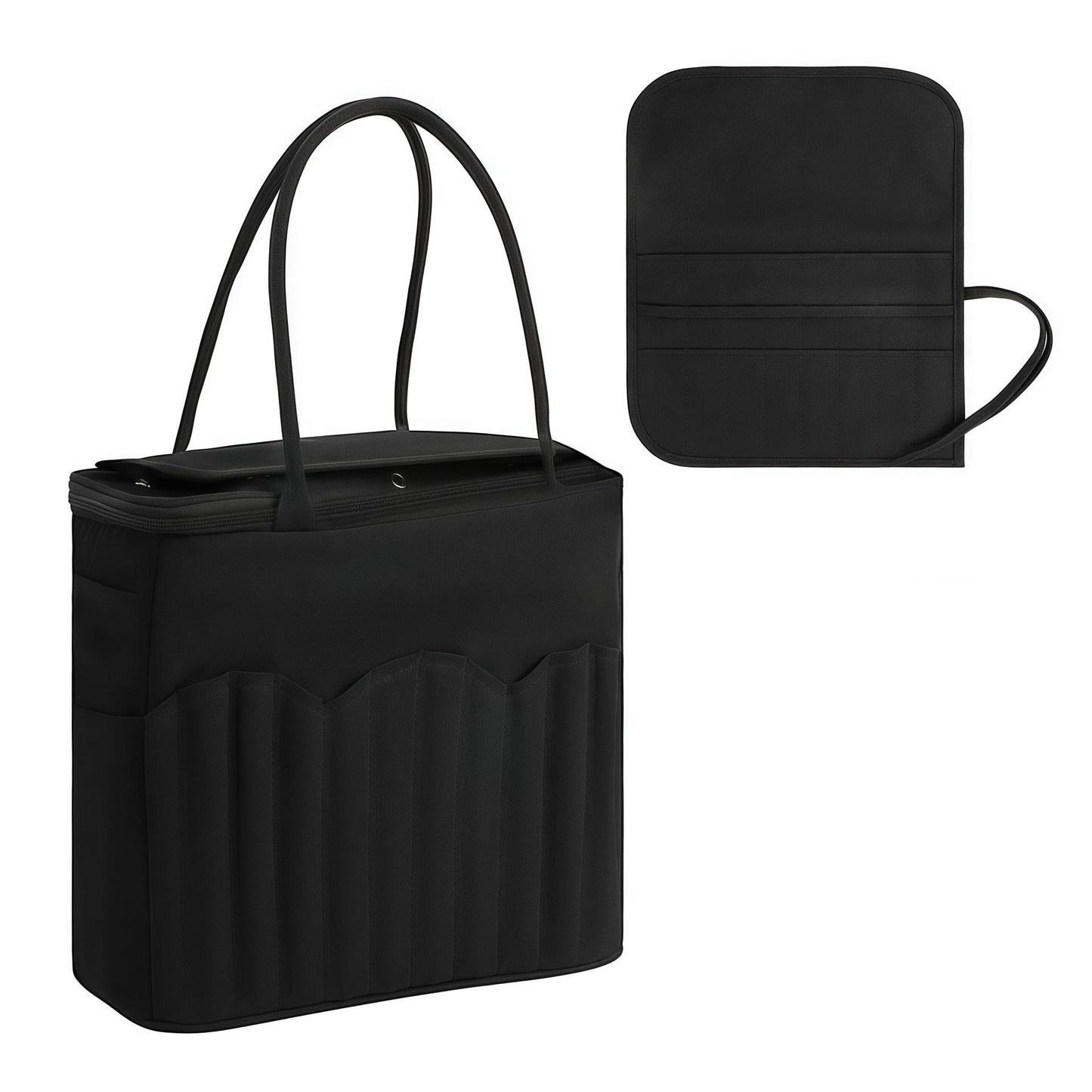 Canvas Yarn Knitting Tool Storage Bag - Multi-Color Home Organization