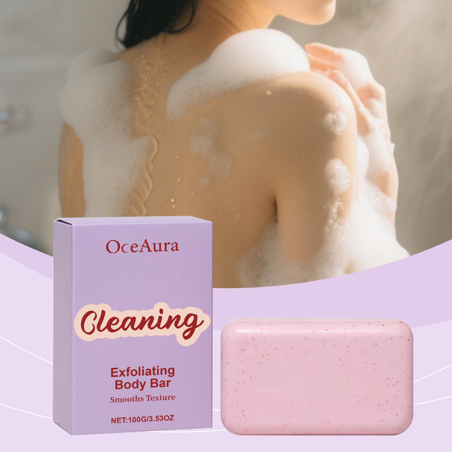 Exfoliating Body Cleansing Soap - Moisturizing & Fragrant Bath Bar