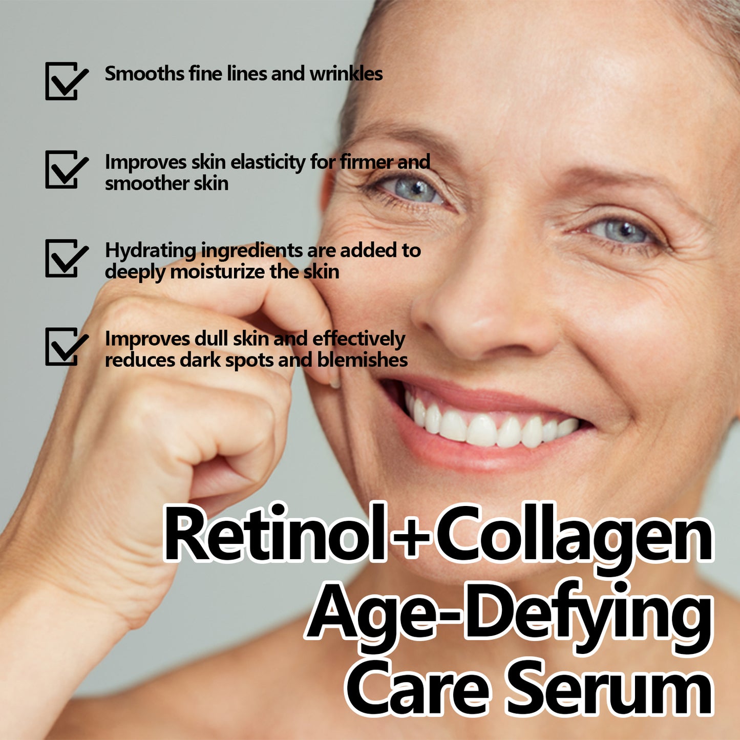 Retinol & Collagen Age-Defying Facial Serum - Firming & Anti-Wrinkle Care