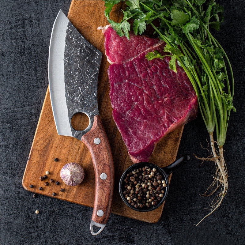 Forged Multi-Purpose Kitchen Knife - Anti-Rust Blade, 29CM