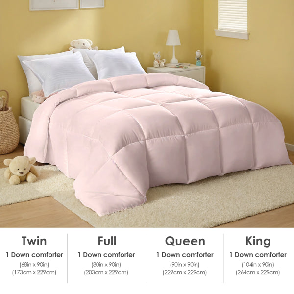 Luxury White Plump Duvet - Extra Large Checkered Quilting