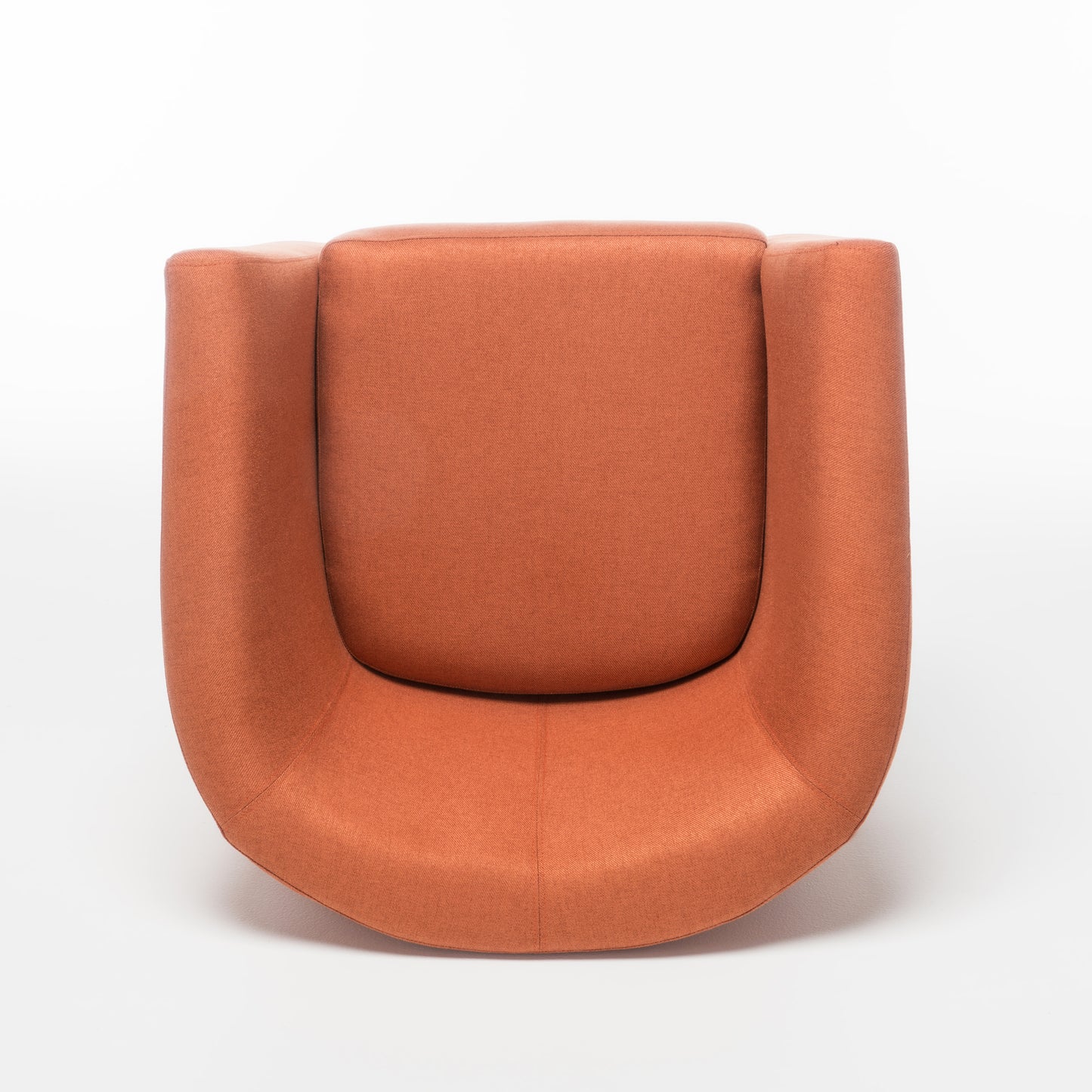 Orange Club Chair - Stylish Fabric Seating for Any Room