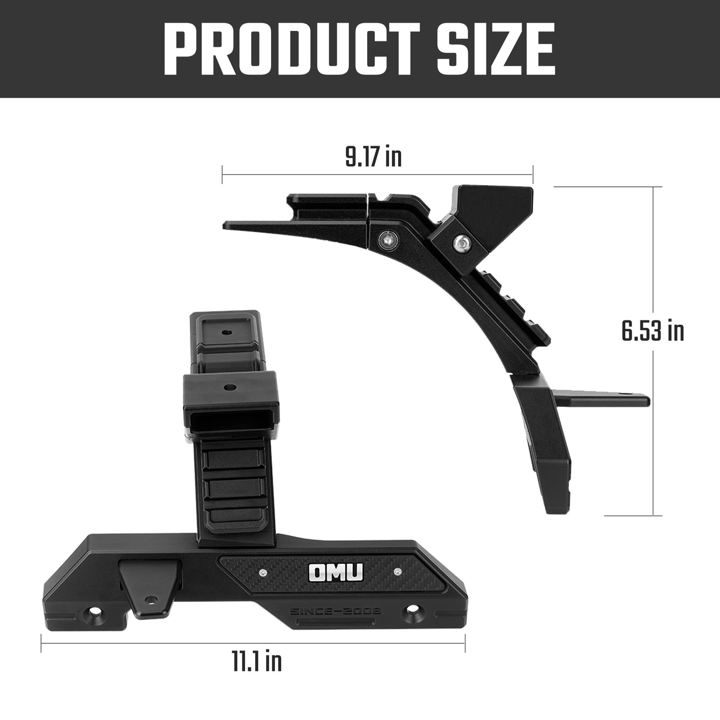 A-Pillar Light System Mount for Jeep Wrangler JL & Gladiator JT - Black