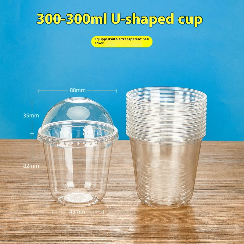 Reusable Cold Drink Cup 300ml for Coffee & Milk Tea Takeaway Set