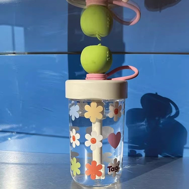 Large Capacity Portable Water Bottle with Straw - Eco-Friendly Drinkware